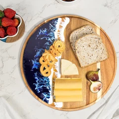 Plateau à servir en bois